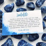 Sodalite Healing Crystals [Tower & Sphere]